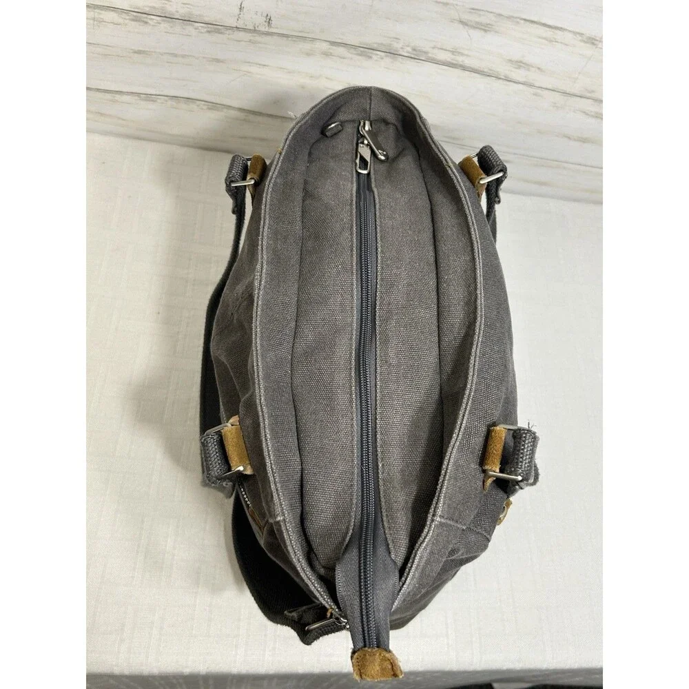 NEAR NU! Travelon Heritage Gray Large Tote Totebag Bag RFID Anti-Theft Crossbody